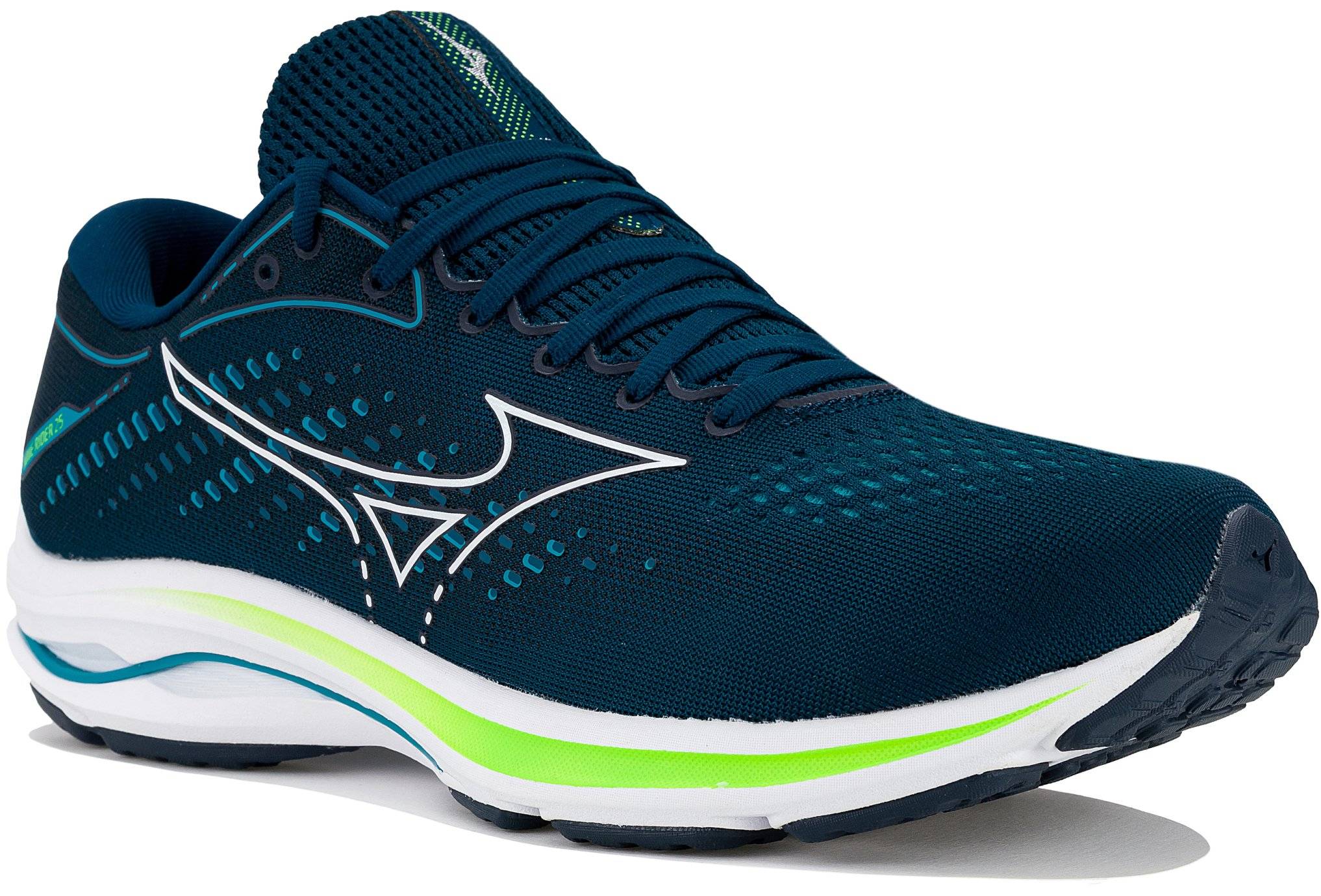 Mizuno Wave Rider 25 M homme pas cher J1GC2103 02