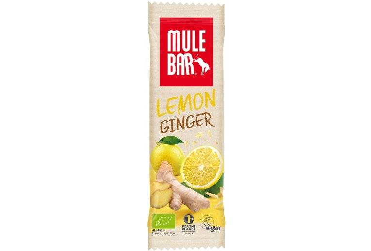 Mulebar Barre nergtique Bio & Vegan - Citron Gingembre 