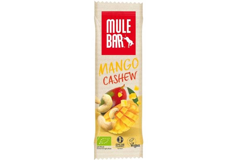 Mulebar Barre nergtique Bio Vegan - Mangue/Noix de Cajou 