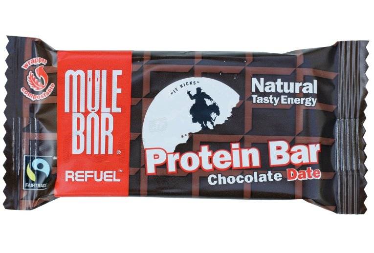 Mulebar Barre prot�in�e Refuel - Chocolat/Dattes 