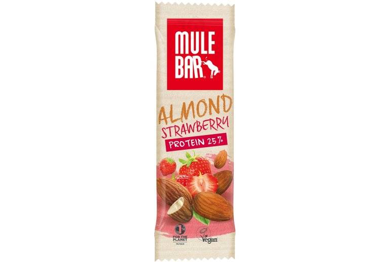 Mulebar Barre protine Vegan Refuel - Fraise Amandes 