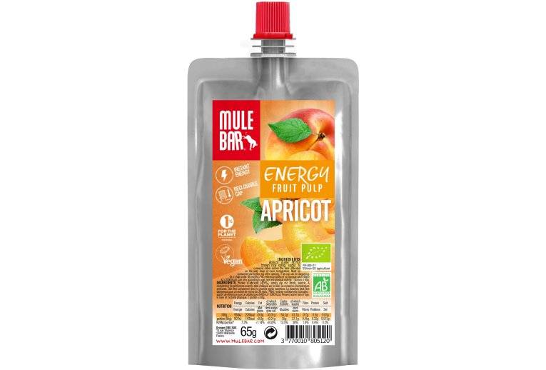 Mulebar Pulpe de fruits Bio & Vegan - Abricot 