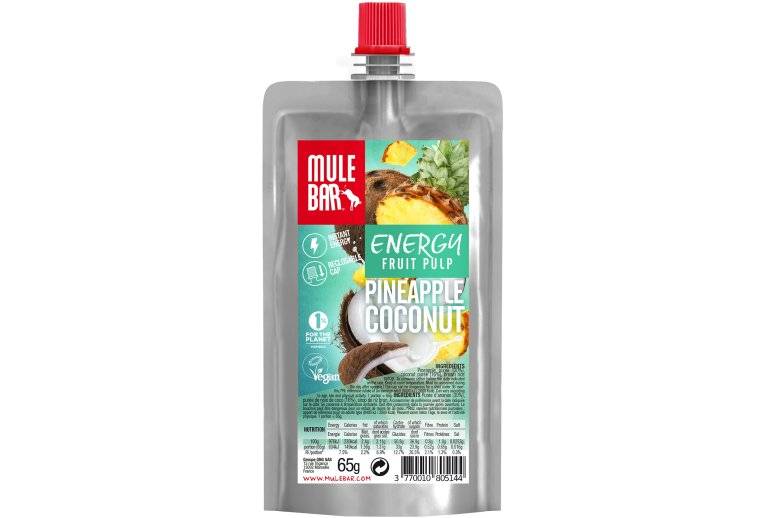 Mulebar Pulpe de fruits Vegan - Ananas/Coco 