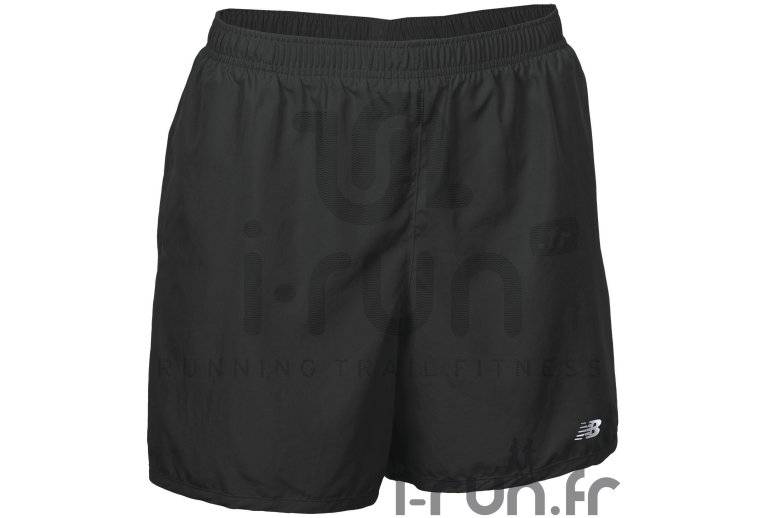 New Balance Short Baggy Tempo W Noir 