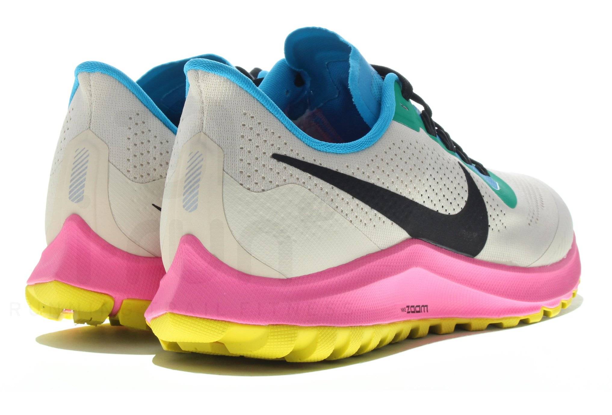 nike air running zoom pegasus 36 trail trainers in pink