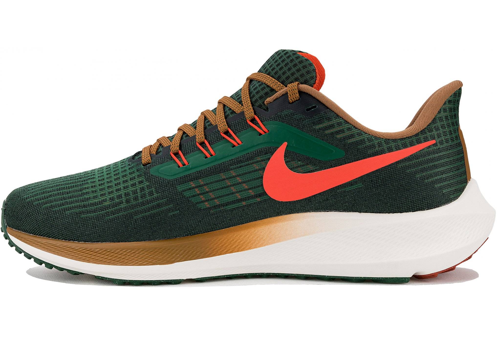 Green Bay Packers Nike Unisex Zoom Pegasus 39 Running Shoe - Green