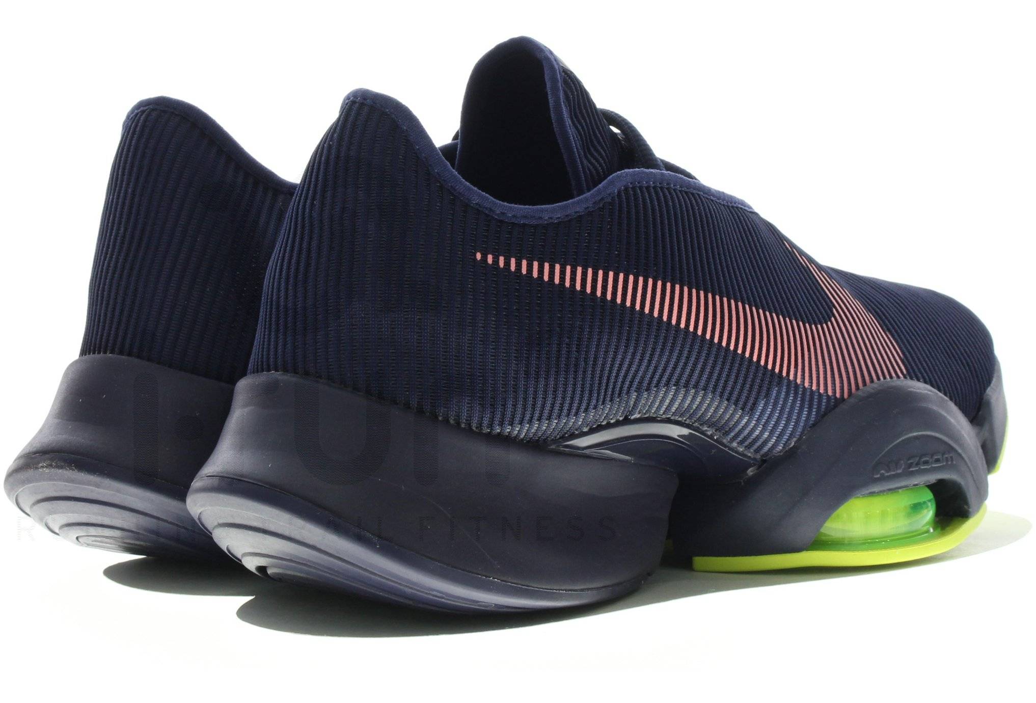 nike training air zoom superrep 2 trainers in black