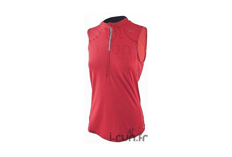 Nike Dbardeur Sphere demi-zip W rouge 