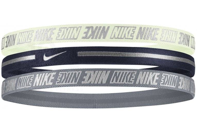 Nike Elastiques Hairband Metallic 2.0 x3 