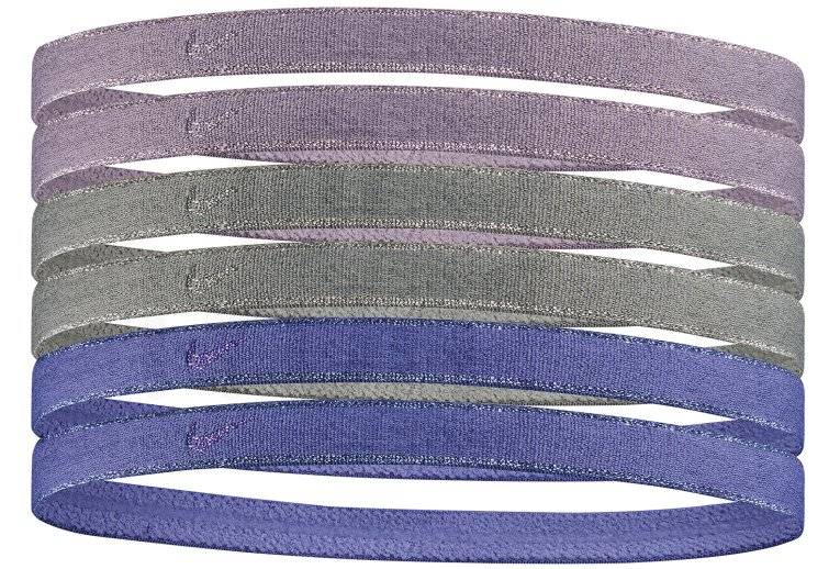 Nike Elastiques Headbands Metallic x6 