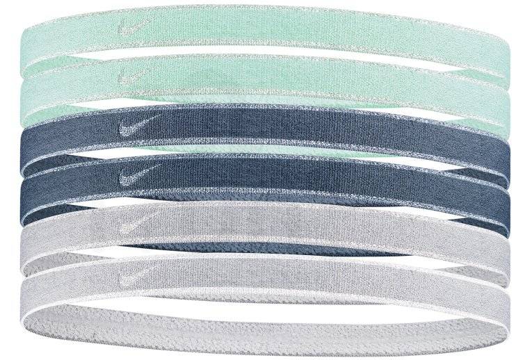Nike Elastiques Headbands Metallic x6 