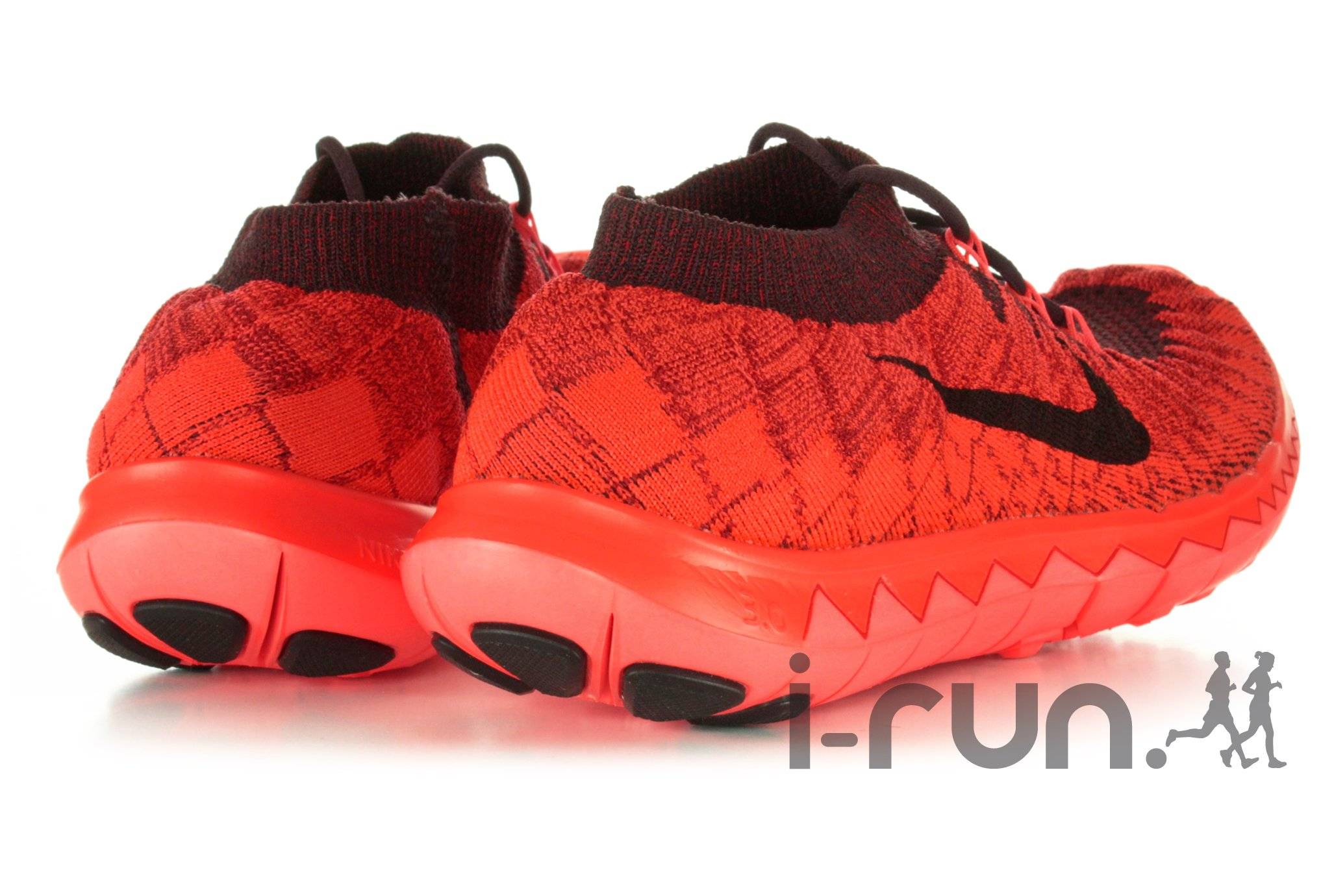 Nike free 3.0 store flyknit femme rouge