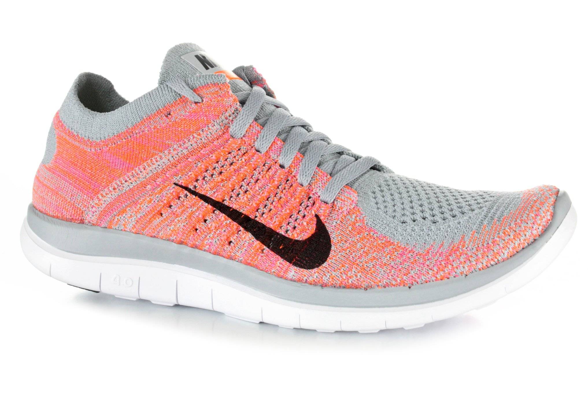 Nike Free 4.0 Flyknit W femme pas cher 631050 013