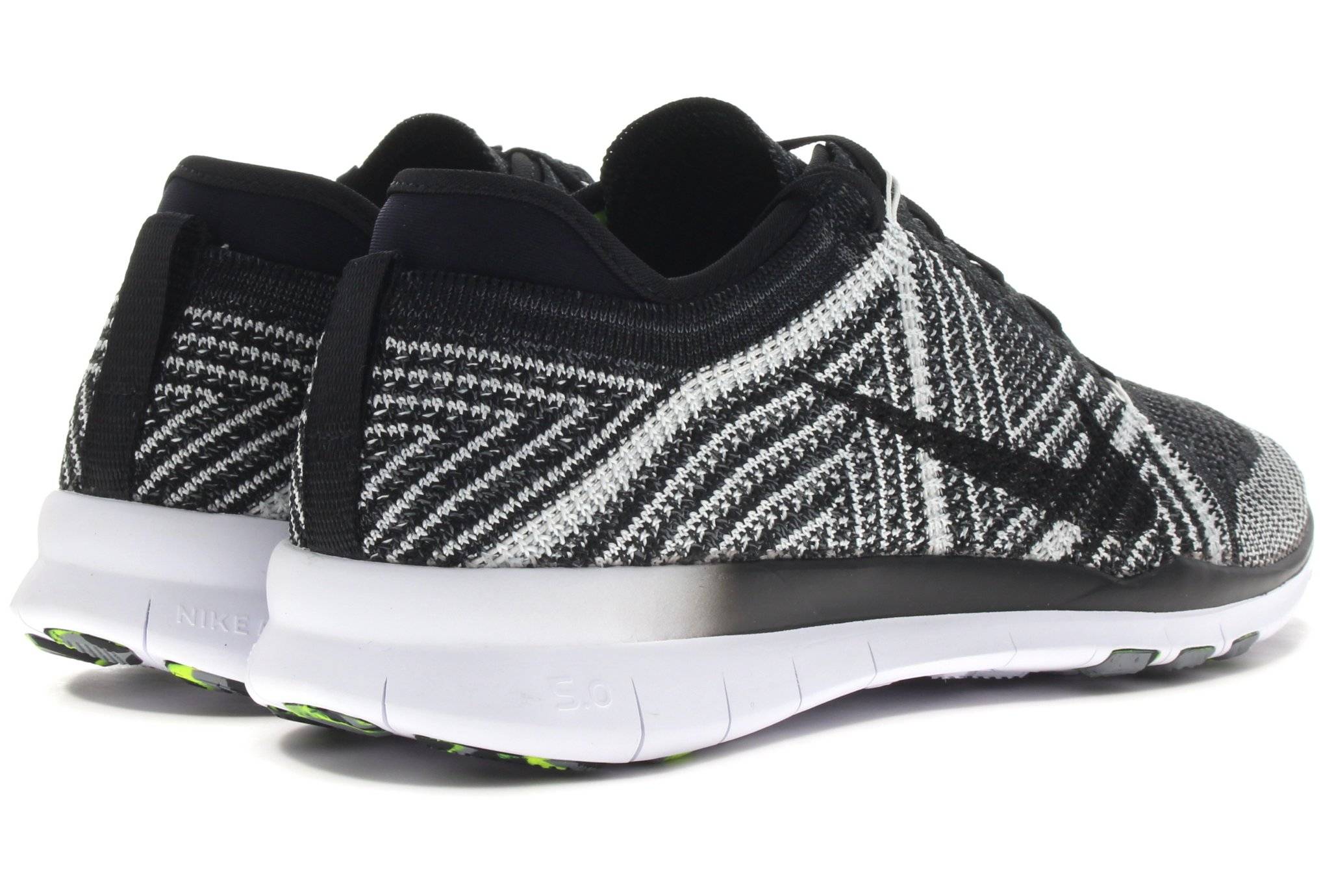 Nike free 5.0 flyknit femme gris on sale