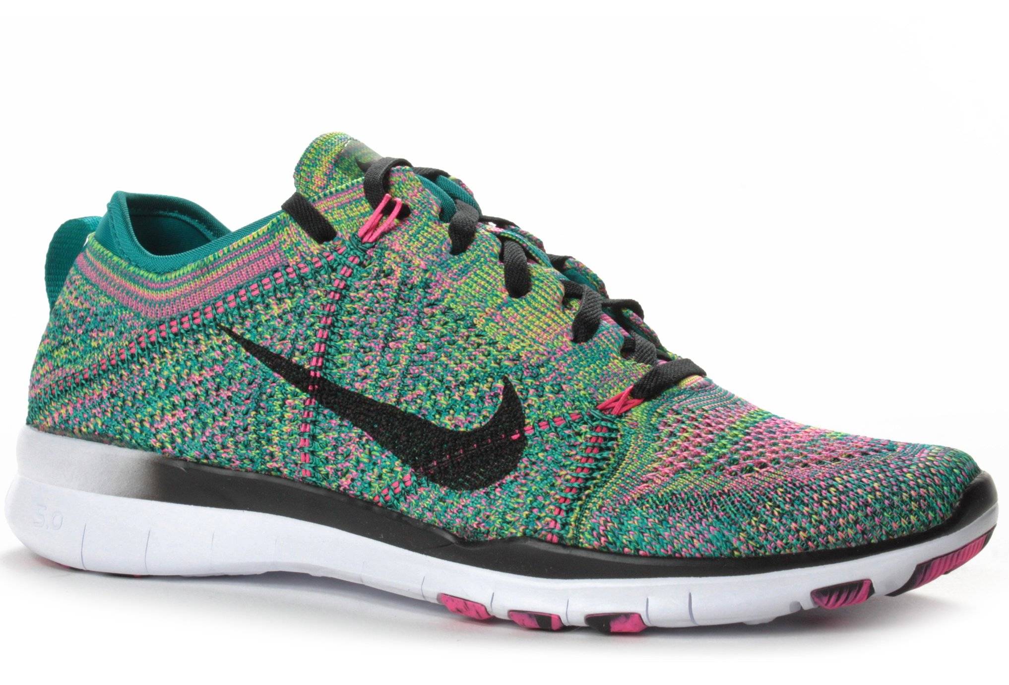 Nike Free 5.0 TR Flyknit W femme pas cher 718785 300