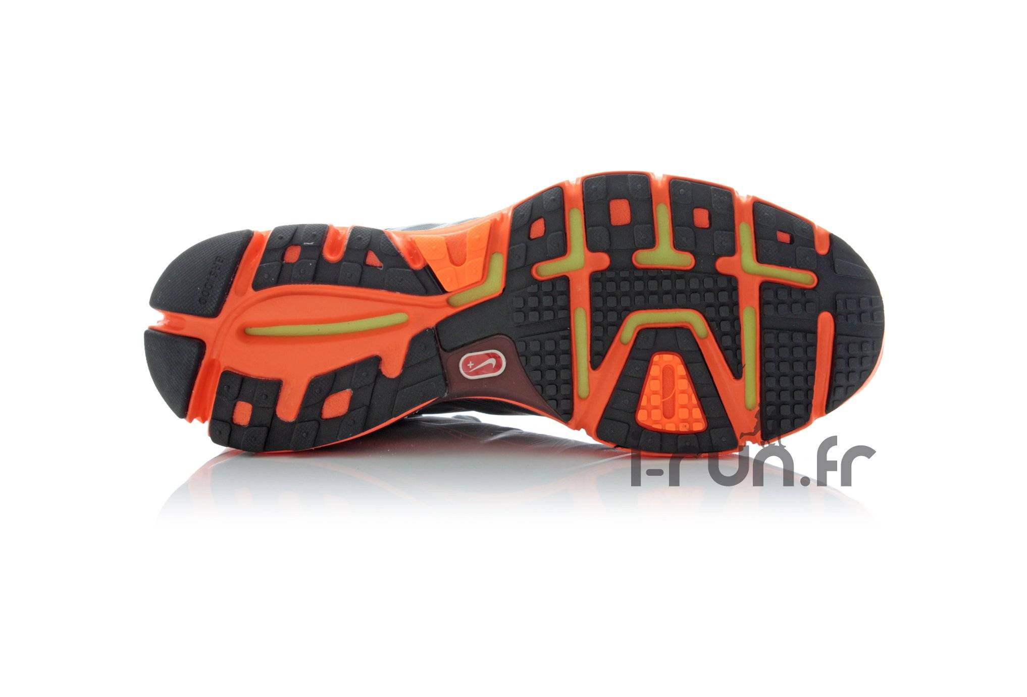 Nike LunarGlide+ 2 Grise & Orange homme pas cher - 407648