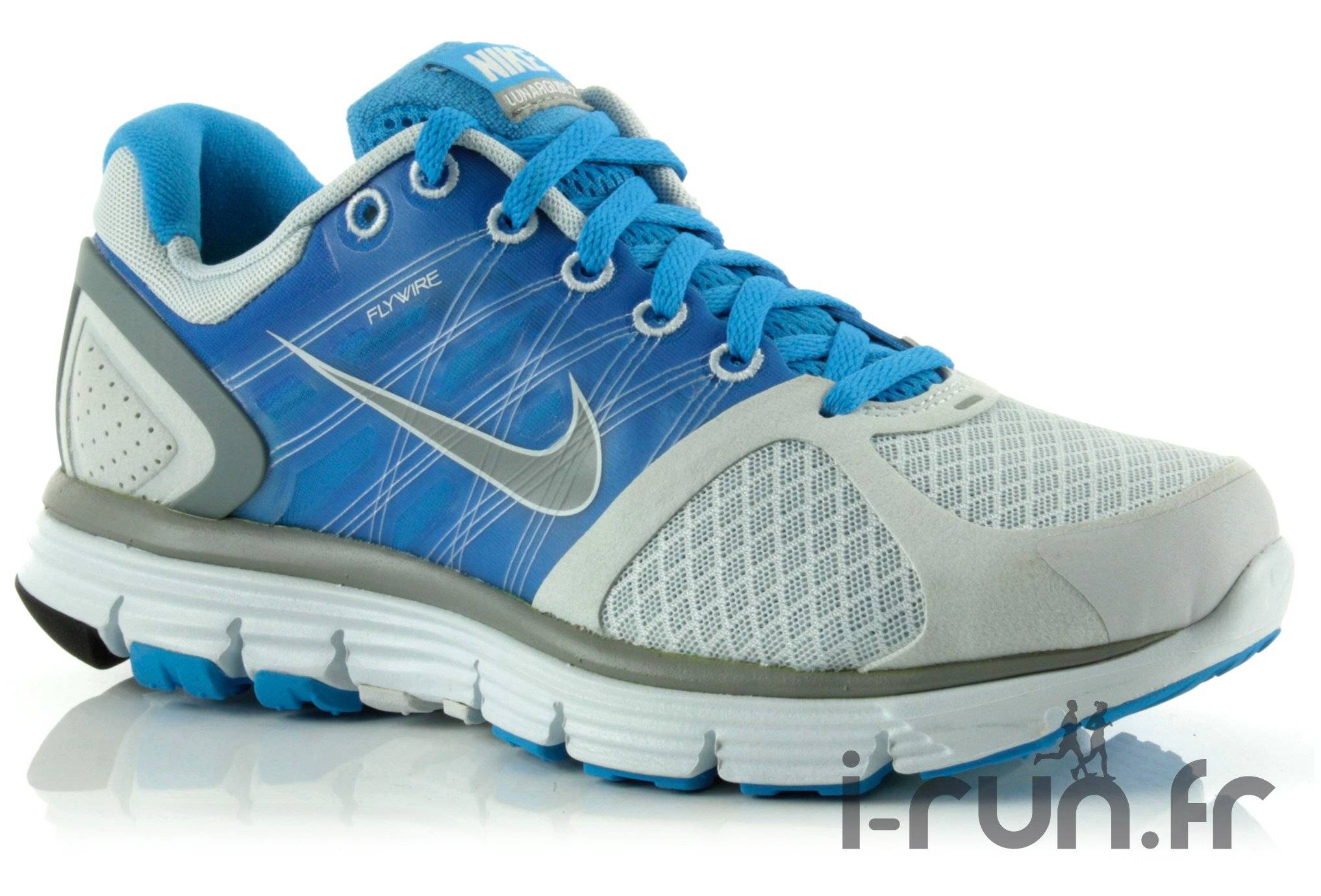 Nike Lunarglide+ 2 W ciel et blanc 