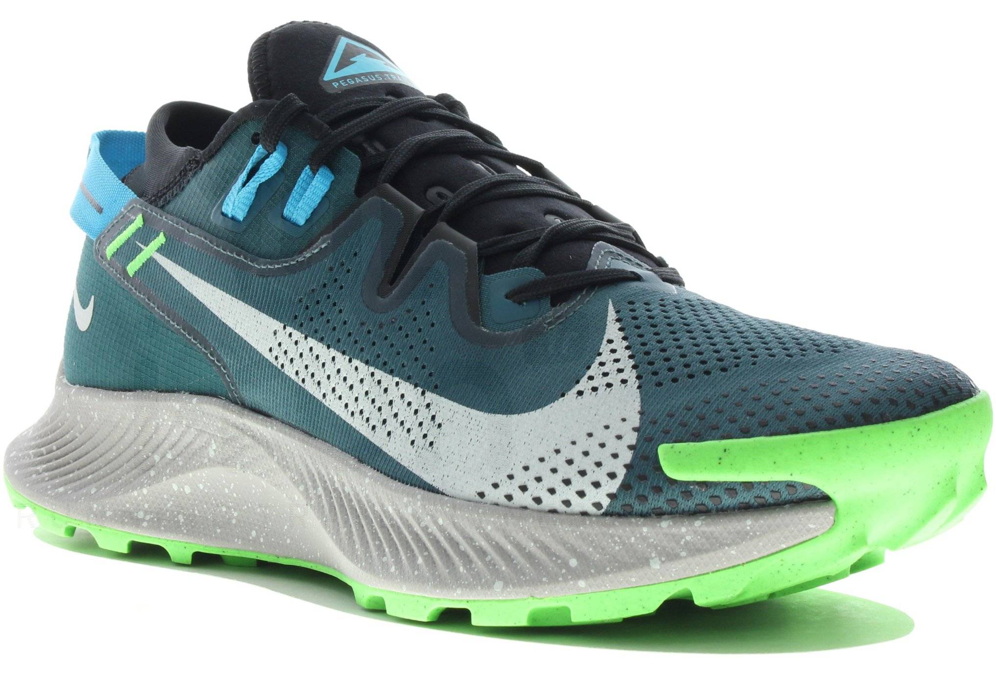 nike running pegasus trail 2 trainers in green