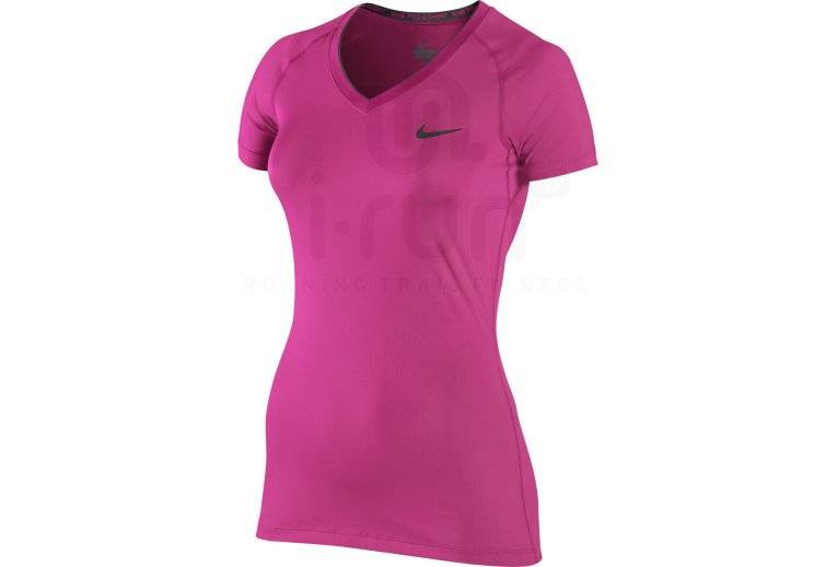 nike pro combat v neck