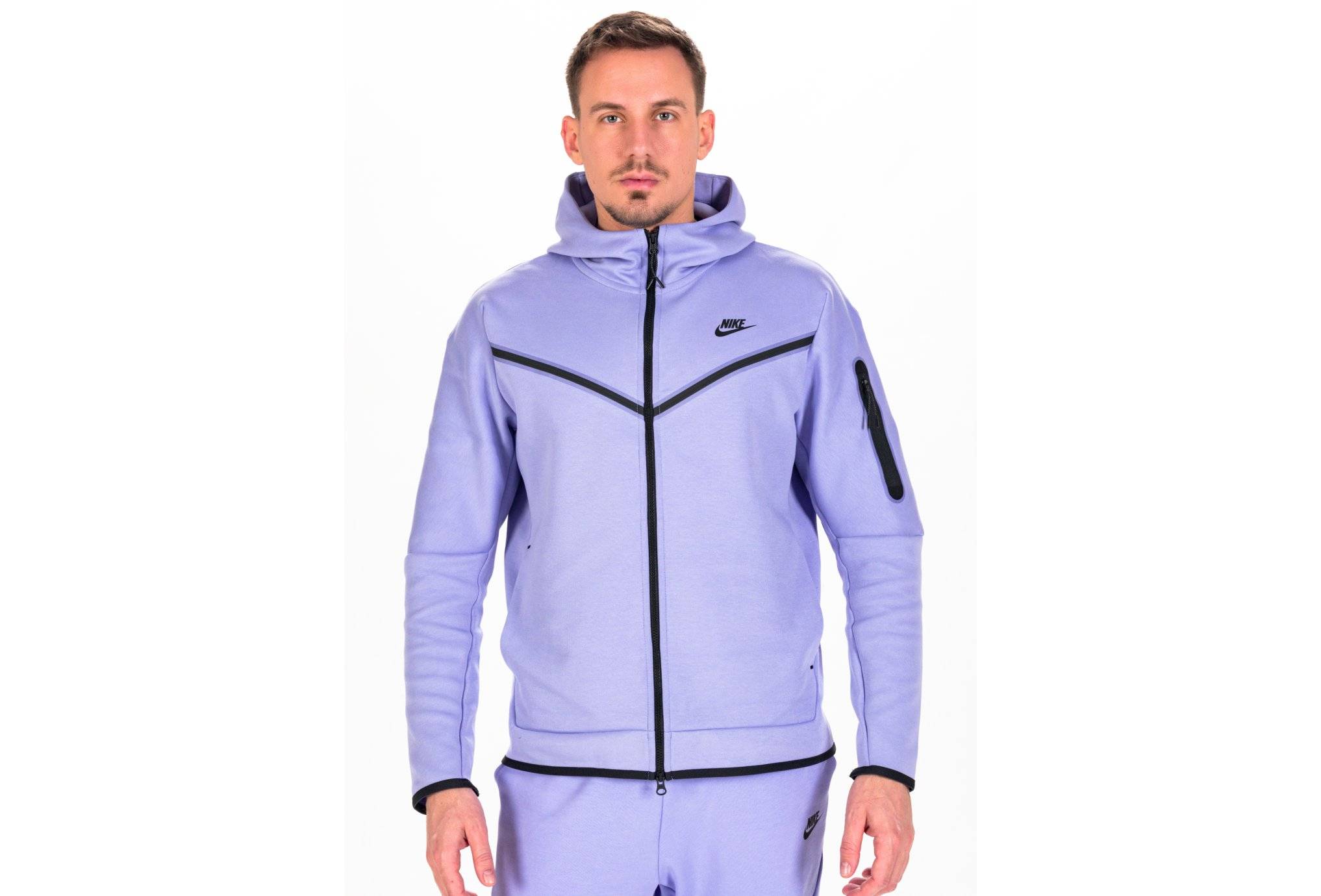 ensemble nike tech fleece violet