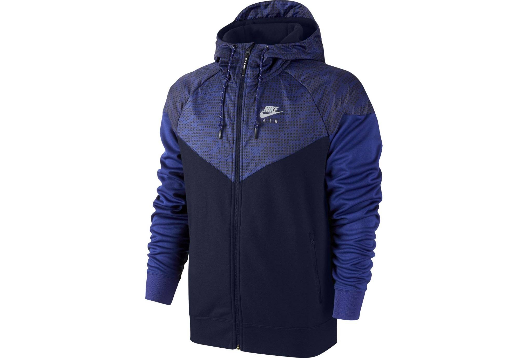 Nike Veste Air Hybrid Fleece Windrunner M homme pas cher 727367 452