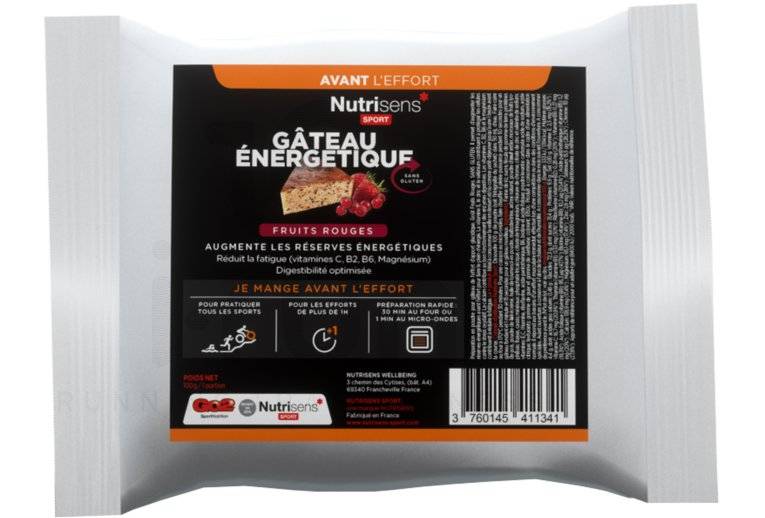 Nutrisens Sport Sachet Energtique - Fruits rouges 