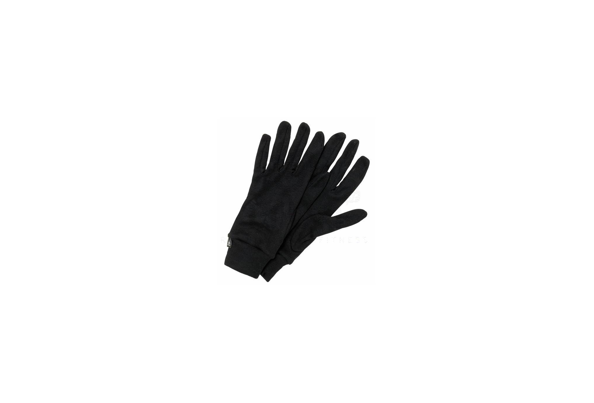 Gants Odlo Ceramiwarm Light - Gants Running Hiver Unisexe, Technologie Céramique, Écran Tactile