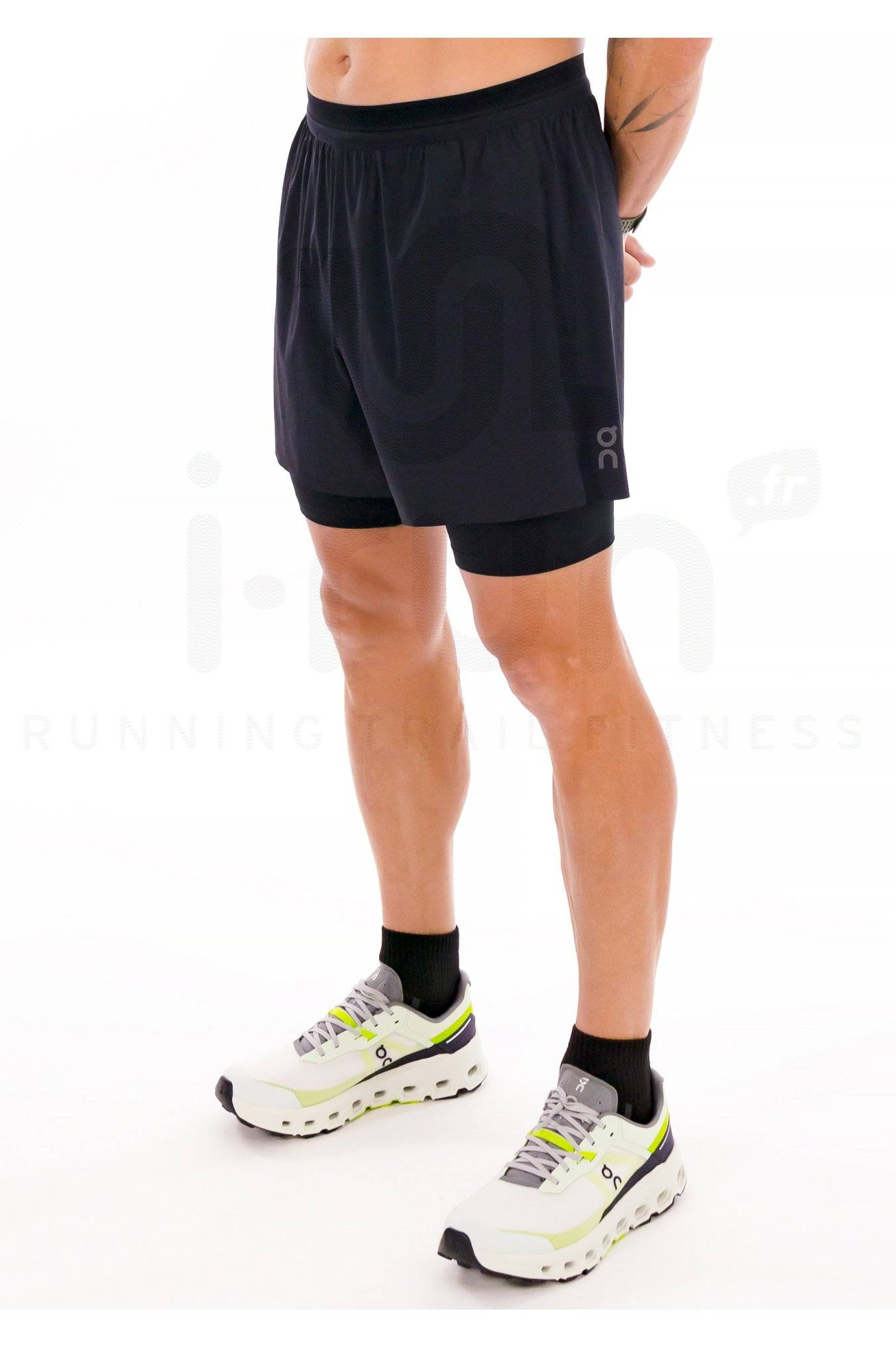 Short De Course On Cloud – Homme – Noir/Rouge – Taille S – Léger – Occasion Parfait État