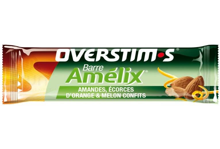 OVERSTIMS Barre Amlix - Amandes/corces d'orange/melon confits 