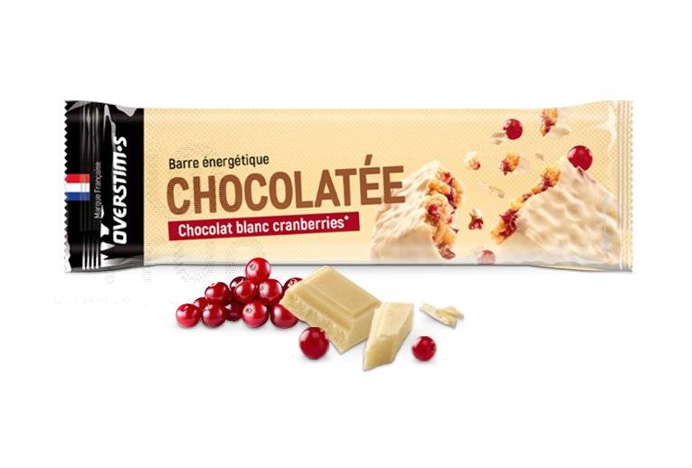 OVERSTIMS Barre Chocolate - Chocolat blanc/cranberries 
