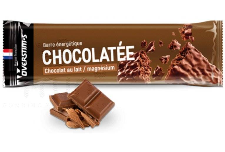 OVERSTIMS Barre Chocolate Magnsium - Chocolat au lait 
