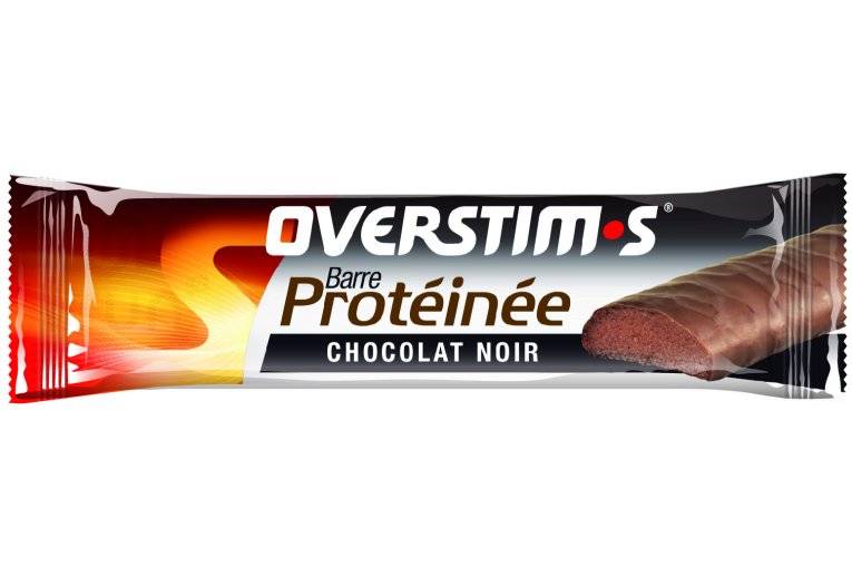 OVERSTIMS Barre Prot�in�e - chocolat noir 
