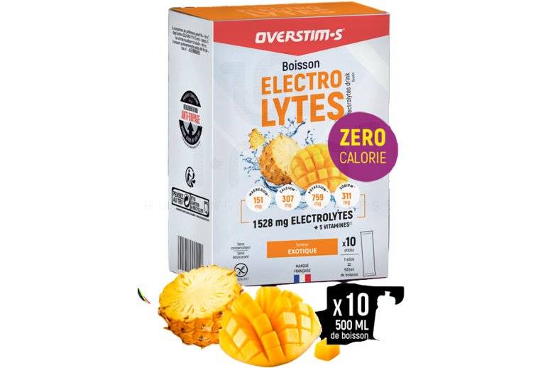 OVERSTIMS Boisson �lectrolytes 80 g - Exotique