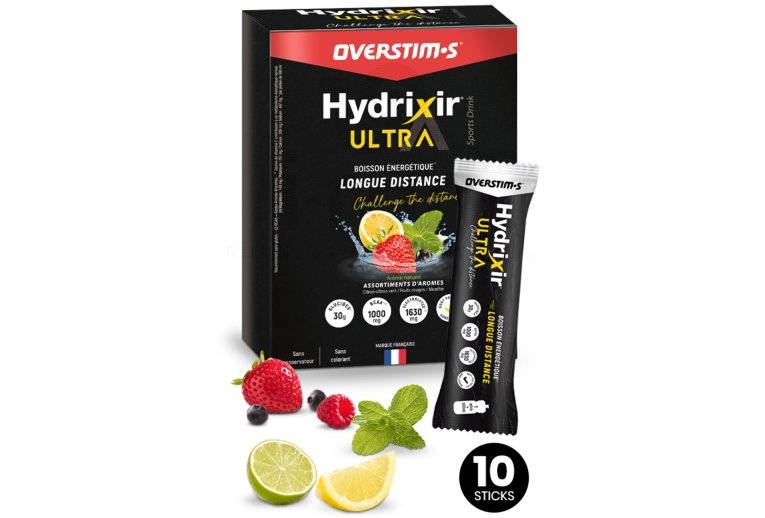 OVERSTIMS Boisson Hydrixir Ultra (10 Sticks) Assortiment ar�mes