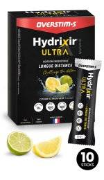OVERSTIMS Boisson Hydrixir Ultra Citron - citron vert - 10 Sticks