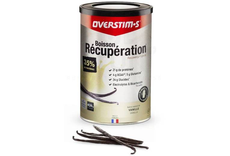 OVERSTIMS Boisson R�cup�ration �lite 420g - Vanille 