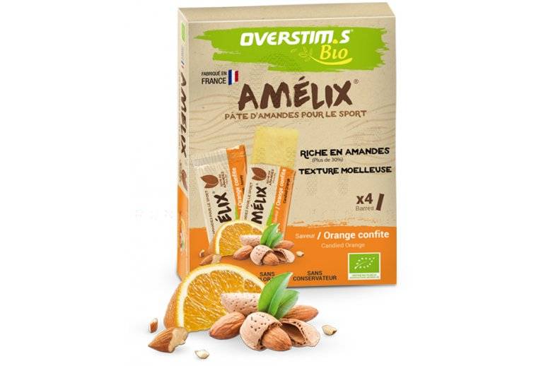 OVERSTIMS tui 4 ptes d'amandes Amlix Bio - Orange confite 