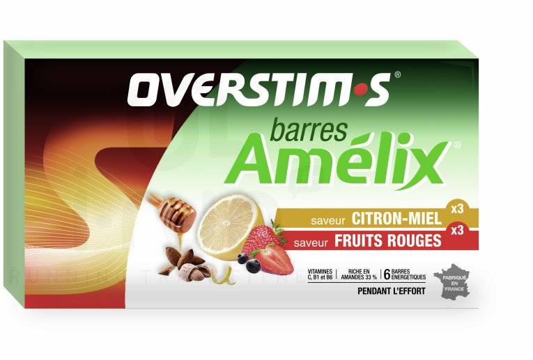 OVERSTIMS tui 6 barres Amlix - Citron miel/fruits rouges 