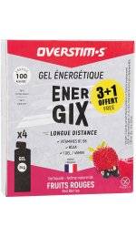 OVERSTIMS tui Gels Endurance Energix Liquide 3+1 - Fruits rouges