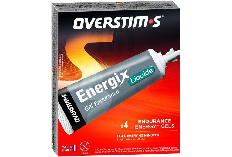 OVERSTIMS �tui Gels Endurance Energix Liquide - Fruits rouges 