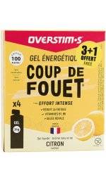 OVERSTIMS tui Gels Energie Instantane Coup de Fouet 3+1 - Citron