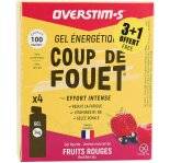 OVERSTIMS tui Gels Energie Instantane Coup de Fouet 3+1 - Fruits rouges