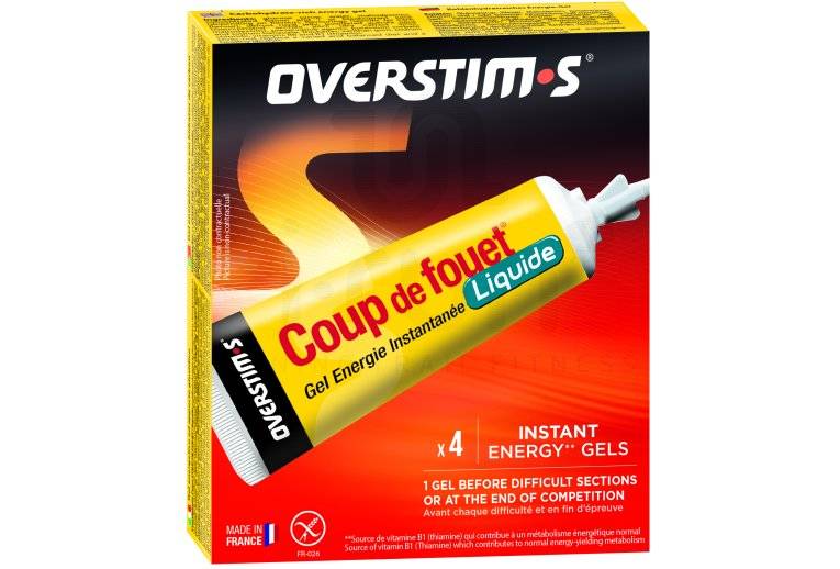 OVERSTIMS �tui Gels Energie Instantan�e Coup de Fouet - Citron 