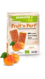 OVERSTIMS tuis 4 barres Fruit'n Perf Bio - Abricot