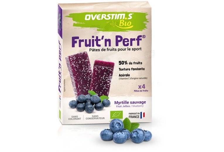 OVERSTIMS tuis 4 barres Fruit'n Perf Bio - Myrtille sauvage 