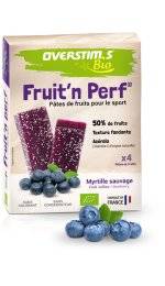 OVERSTIMS tuis 4 barres Fruit'n Perf Bio - Myrtille sauvage