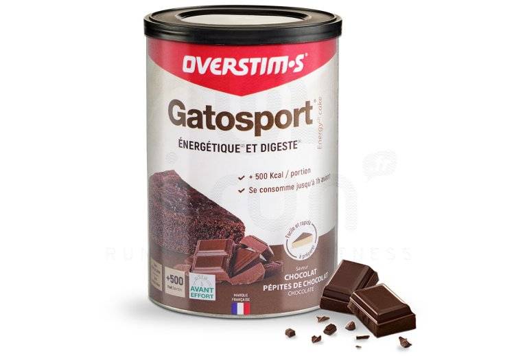 OVERSTIMS Gatosport 400 g - Chocolat/ppites de chocolat 