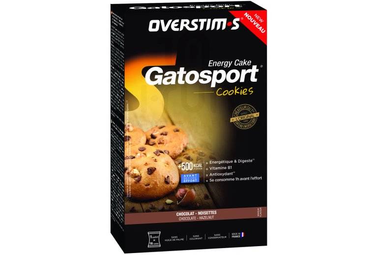 OVERSTIMS Gatosport Cookies - Chocolat/noisettes 