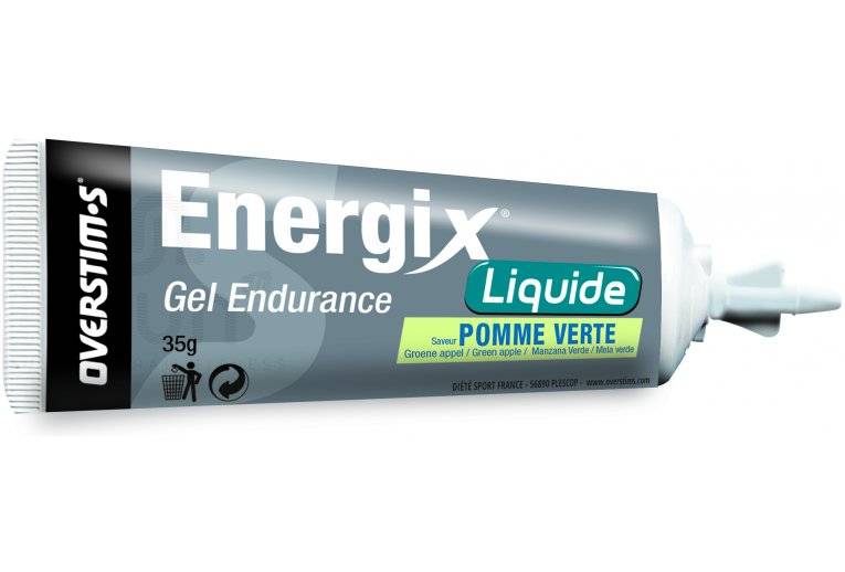 OVERSTIMS Gel Endurance Energix Liquide - pomme verte 
