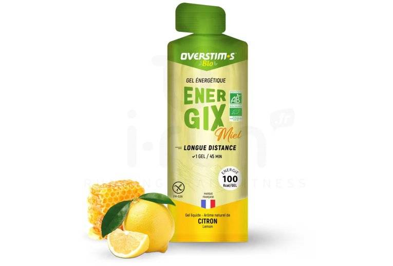 OVERSTIMS Gel Energix Miel Bio - Citron 